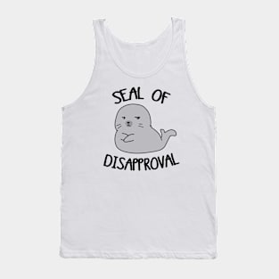 Seal Of Disapproval | Funny animal puns Tank Top